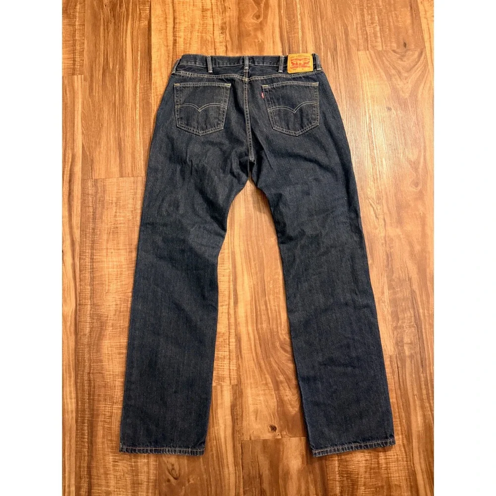 NWOT Levis 559 Relaxed Straight Leg Jeans Mens 38x38 Dark Wash Indigo